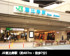 JR恵比寿駅（約487ｍ・徒歩7分）