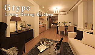 Gtype Living Dining Kitchen
