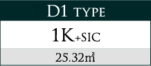 D1 type 1K+SIC 25.32㎡