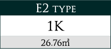 E2 type 1K 26.76㎡