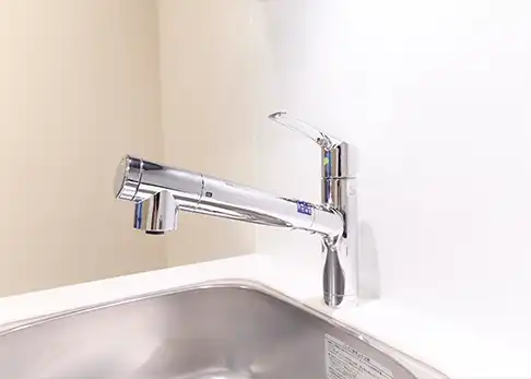 写真：浄水器付水栓