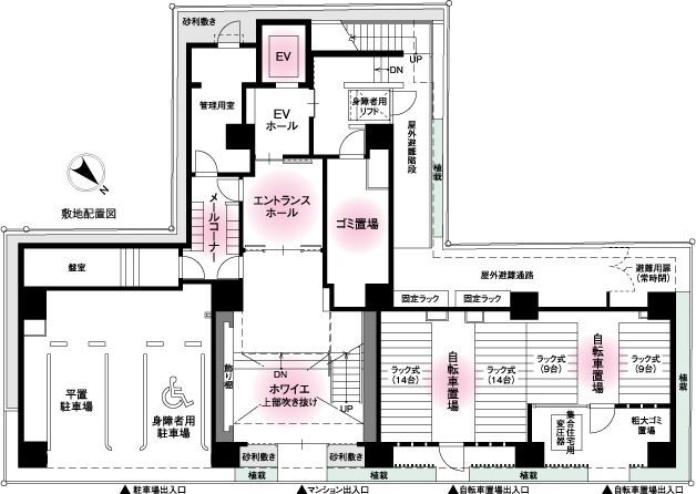 敷地配置図