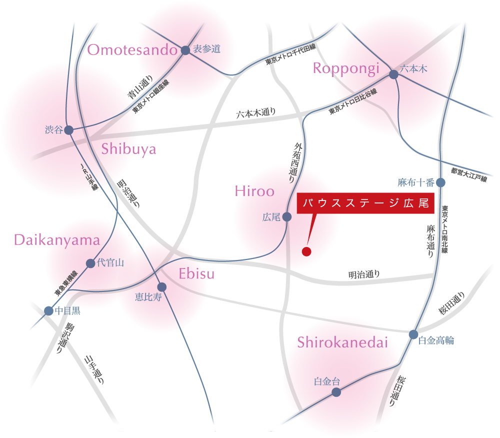 広尾の周辺