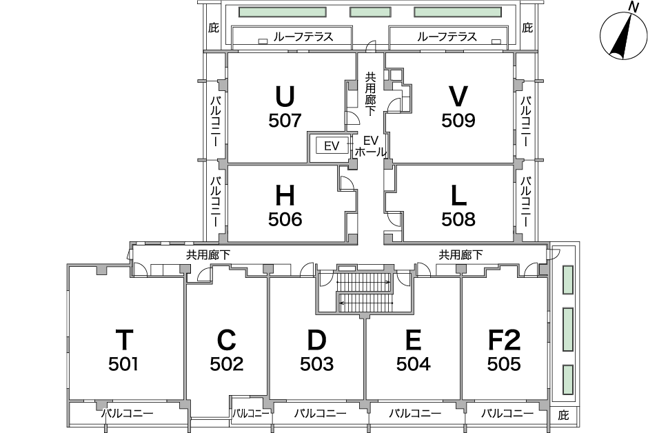 5階平面図