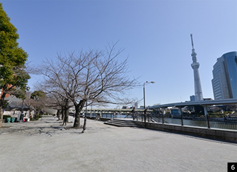 隅田公園（現地より約1,420m／徒歩18分）