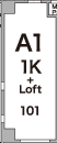A1 1K+Loft 101