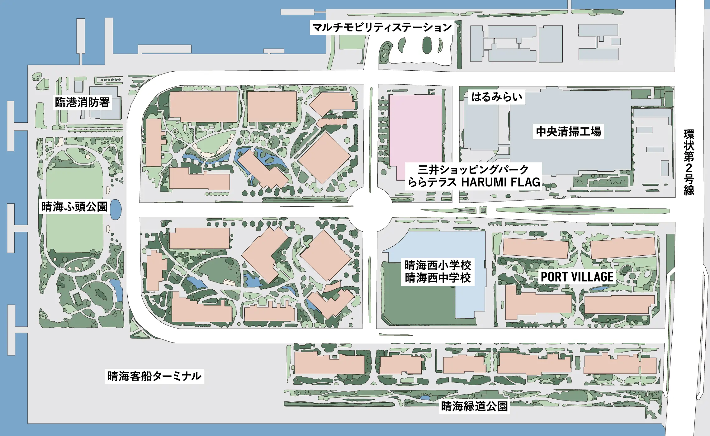 全体計画敷地配置図