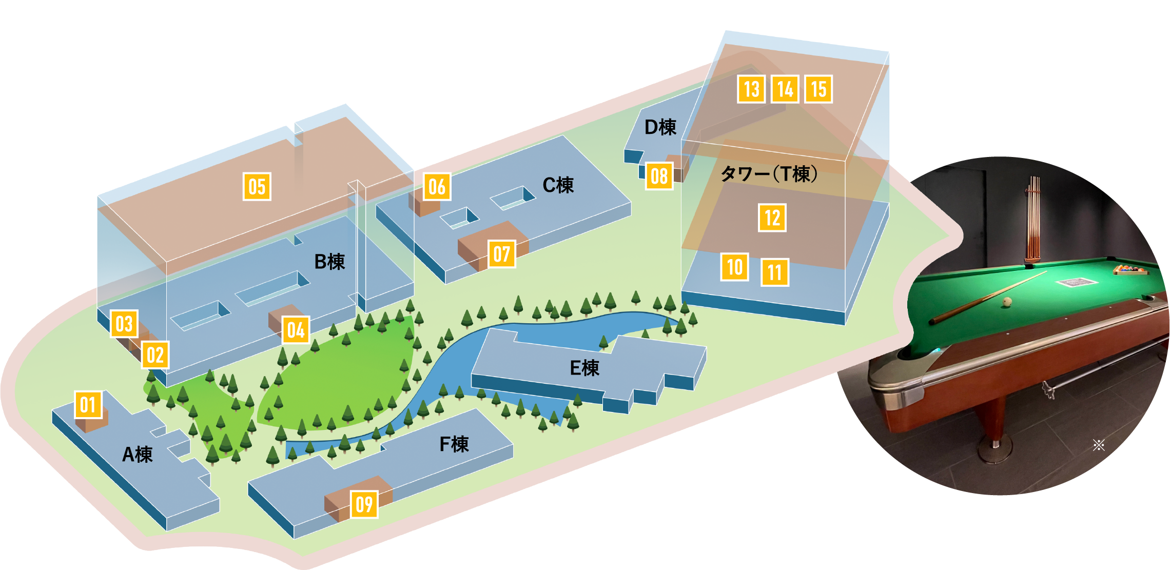 全体計画敷地配置図