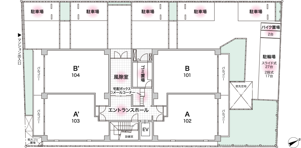 敷地配置図