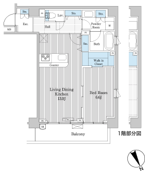 B/B'type間取り