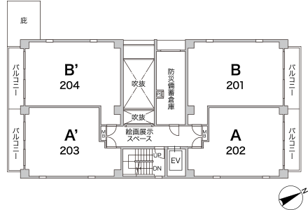 2階平面図