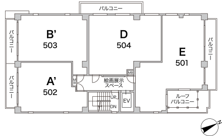 5階平面図