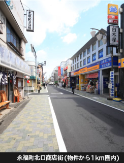 永福町北口商店街（物件から1㎞圏内）