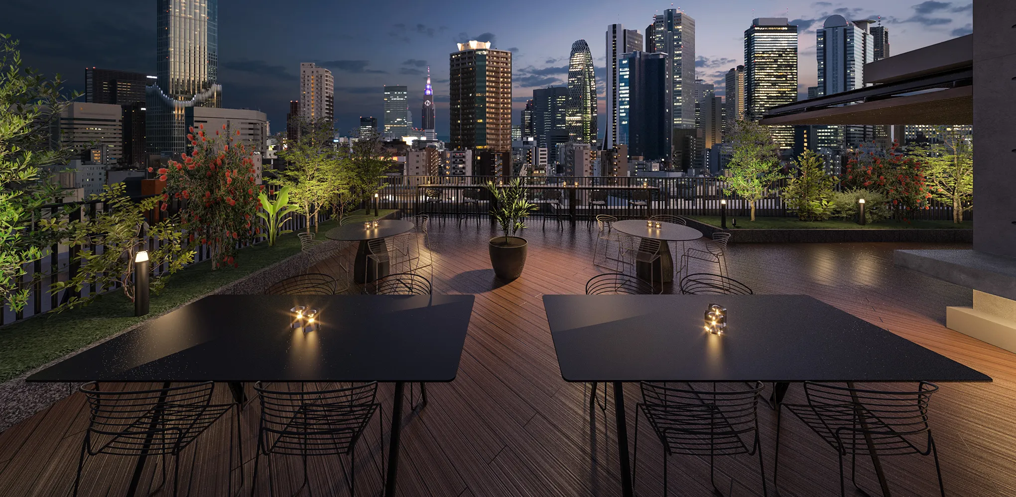 屋上テラス完成予想CG