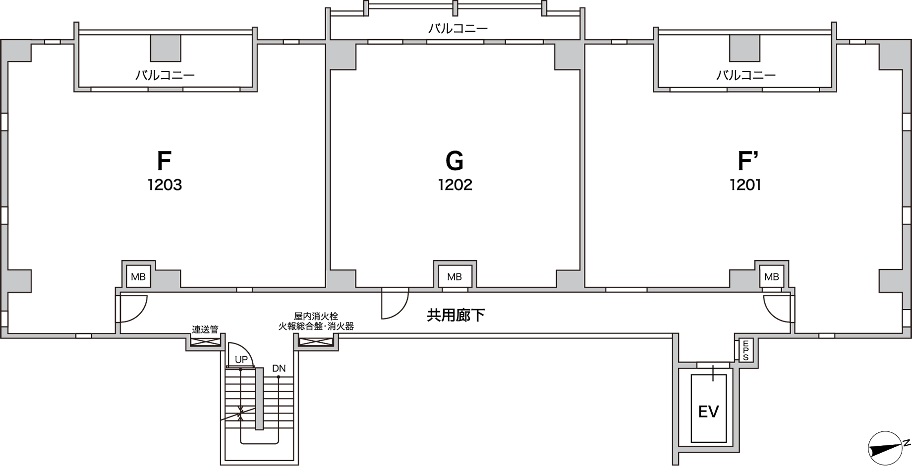 12階平面図