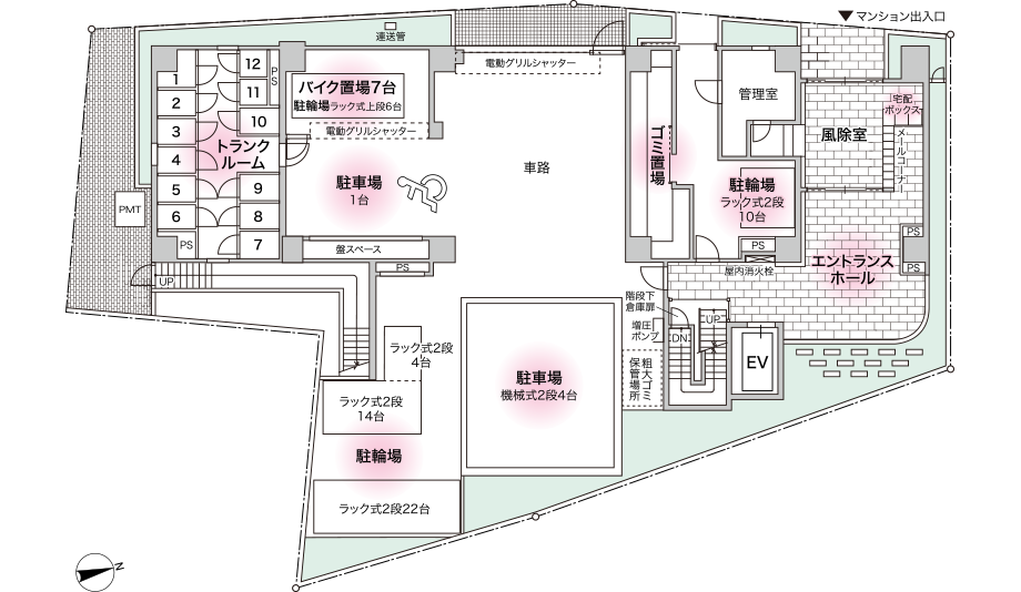 敷地配置図