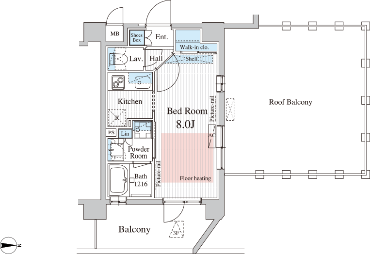 間取りF1タイプ