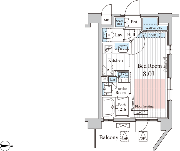 間取りF2タイプ