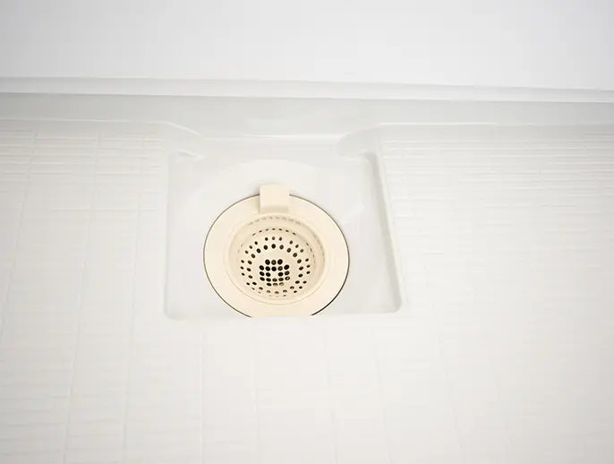 写真：パッとくるりんポイ排水口