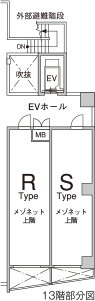 13階部分図