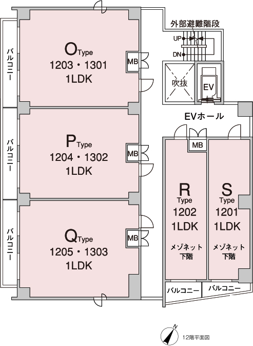 ROOM PLAN 12F-13F