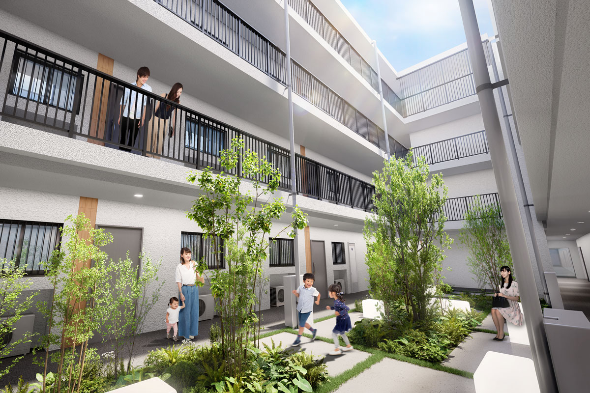 中庭完成予想CG