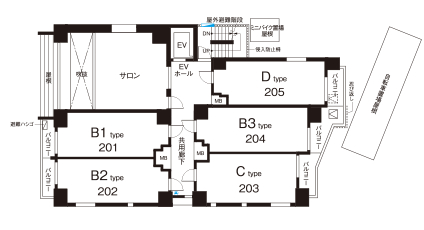 2階平面図