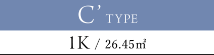 C' TYPE 1K / 26.45㎡