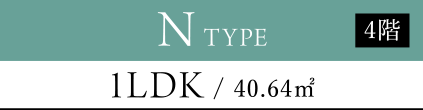 N' TYPE 1LDK / 40.64㎡