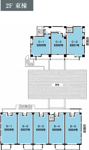 2F　東棟