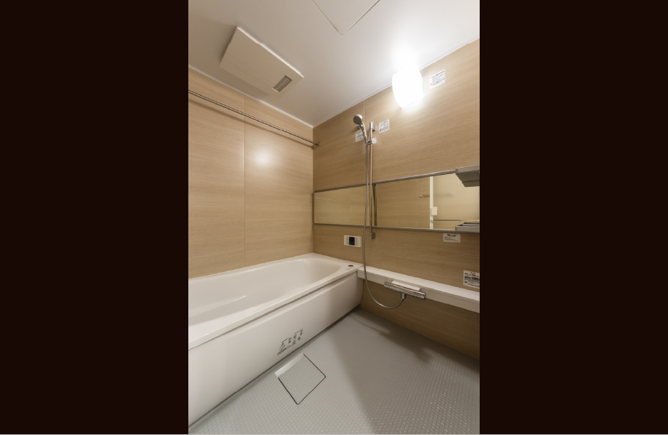 Dタイプ703号室浴室（2023年12月撮影）