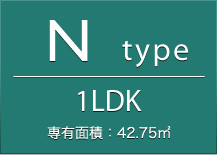 Ntype 1LDK