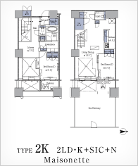 TYPE2K 2LDEK+SIC+N Maisonette