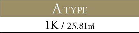 A TYPE 1K / 25.81㎡