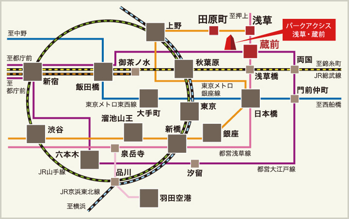 アクセス パークアクシス浅草 蔵前 三井の賃貸 都市型マンション パークアクシス シリーズ