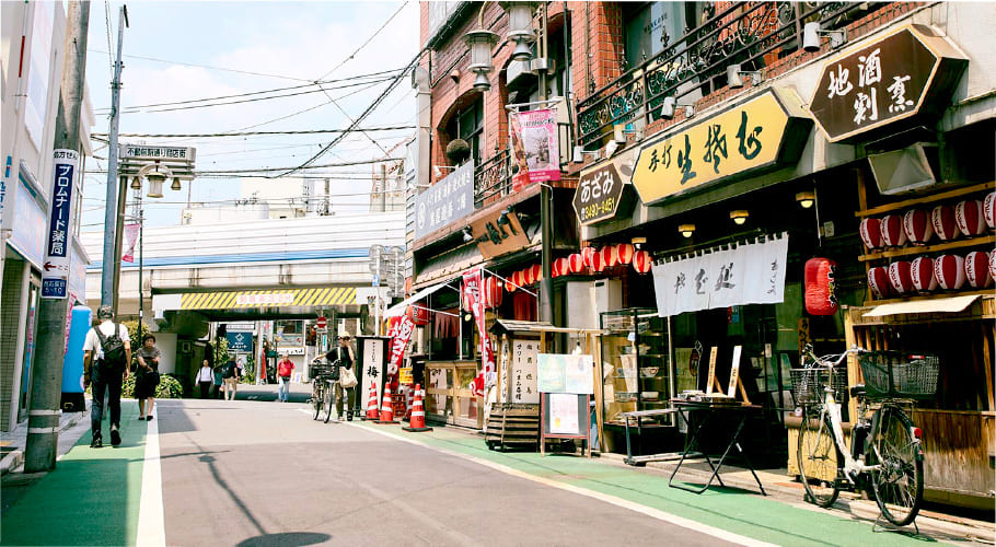 不動前駅通り商店街
