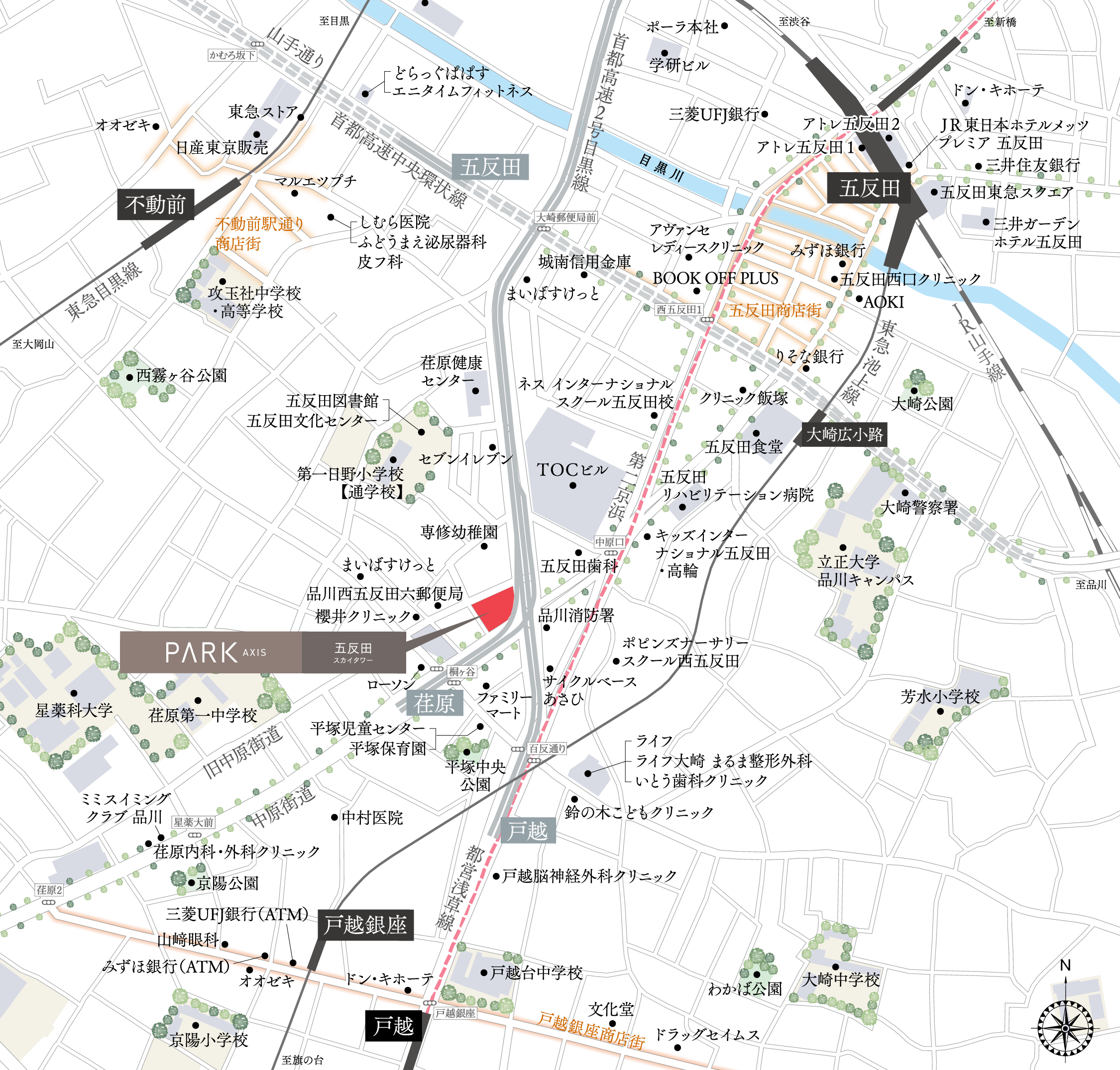 現地案内図