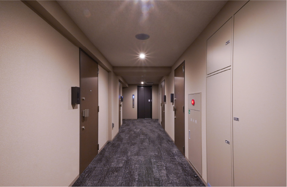 4階内廊下（2023年5月撮影）