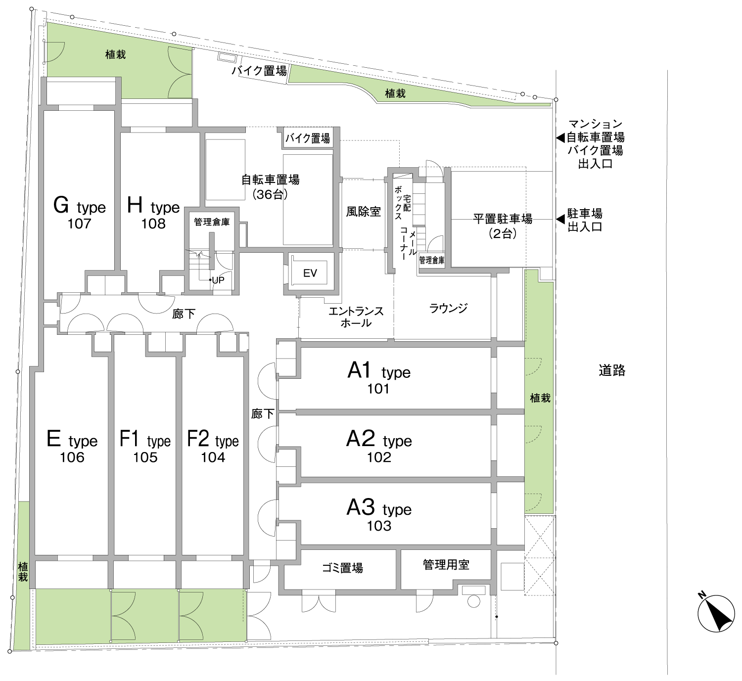 1階平面図