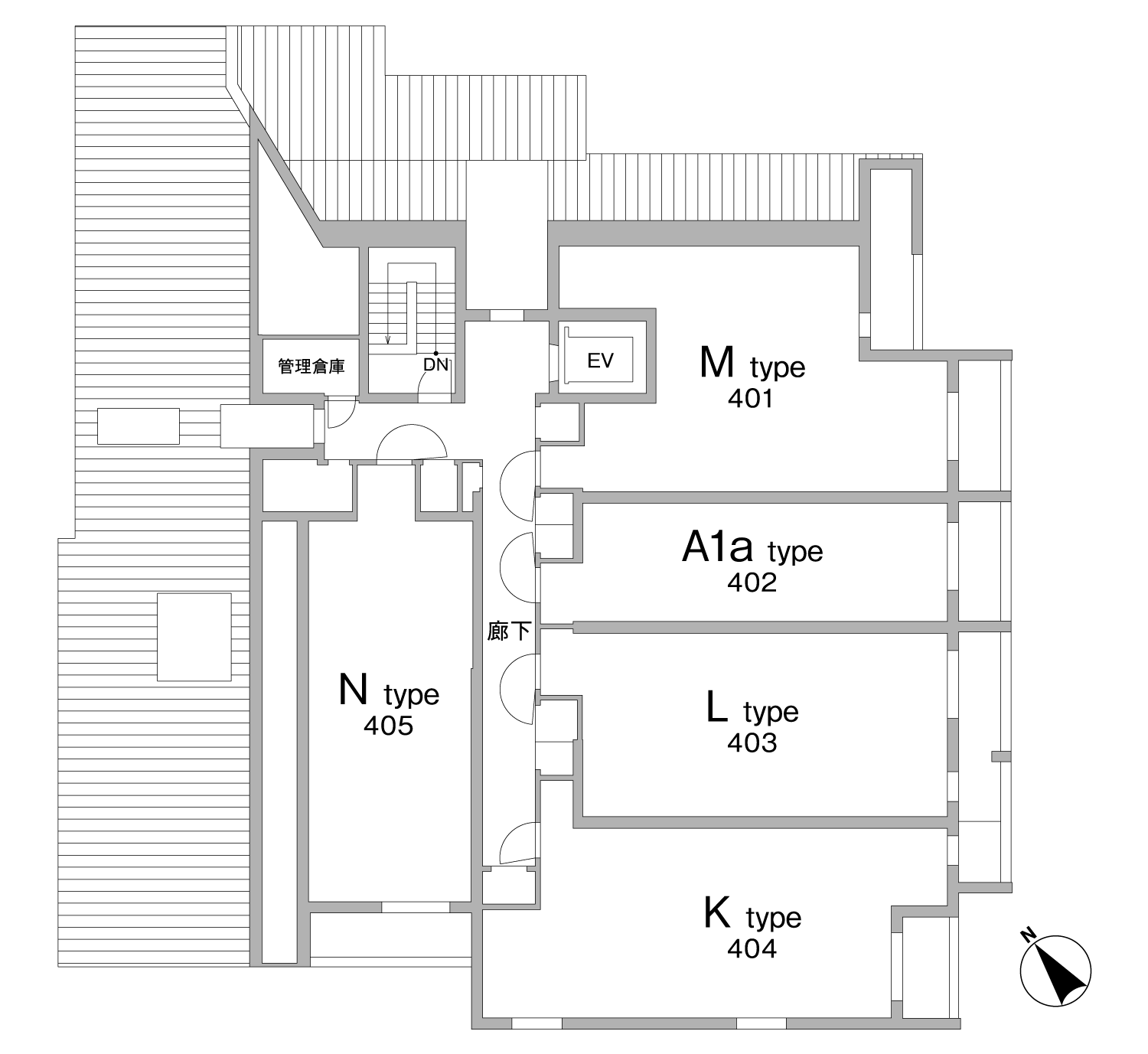 4階平面図