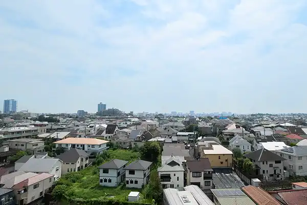 1003号室リビングからの眺望