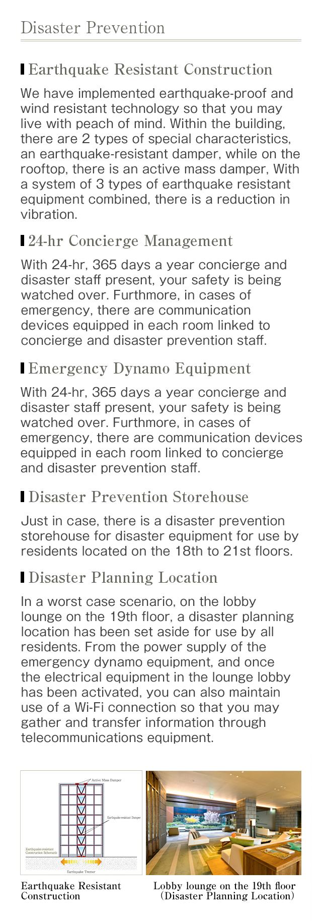 Disaster Prevention