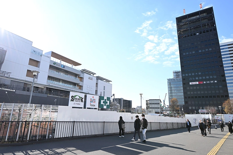 整備が進む交通広場