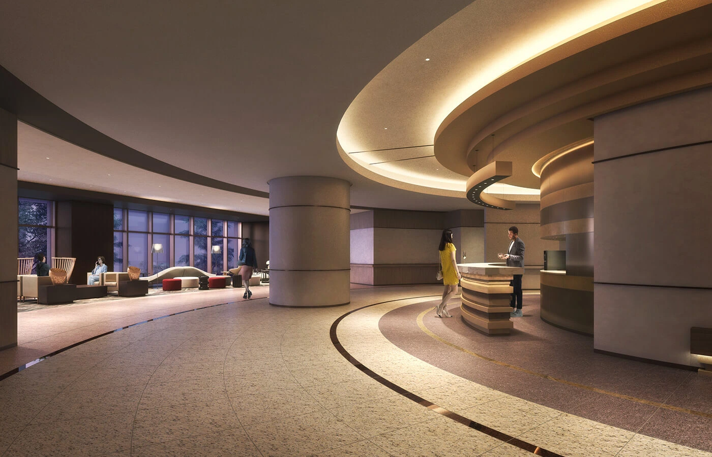 写真：エントランスラウンジ