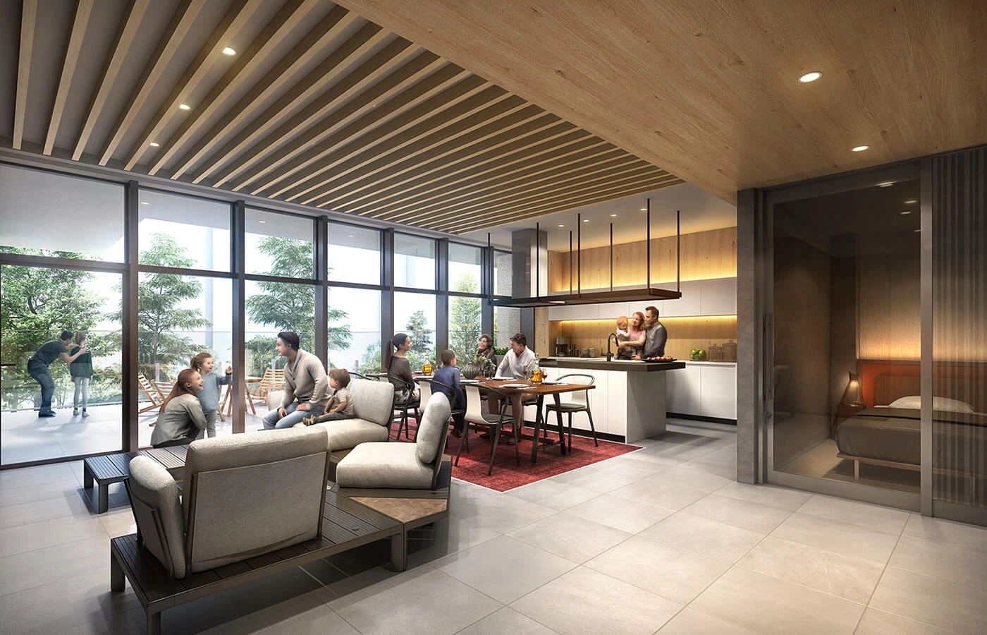 パーティールーム兼ゲストルーム（ブリーズ）