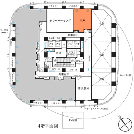 4F平面図