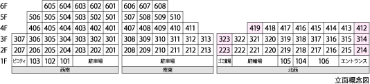 立面概念図