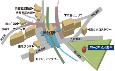 現地周辺案内図