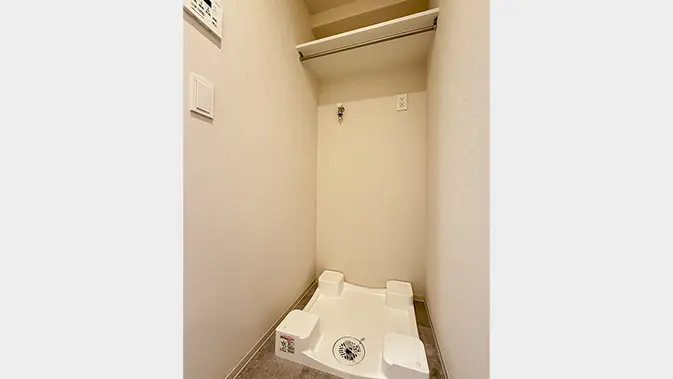 写真：洗濯機置き場
