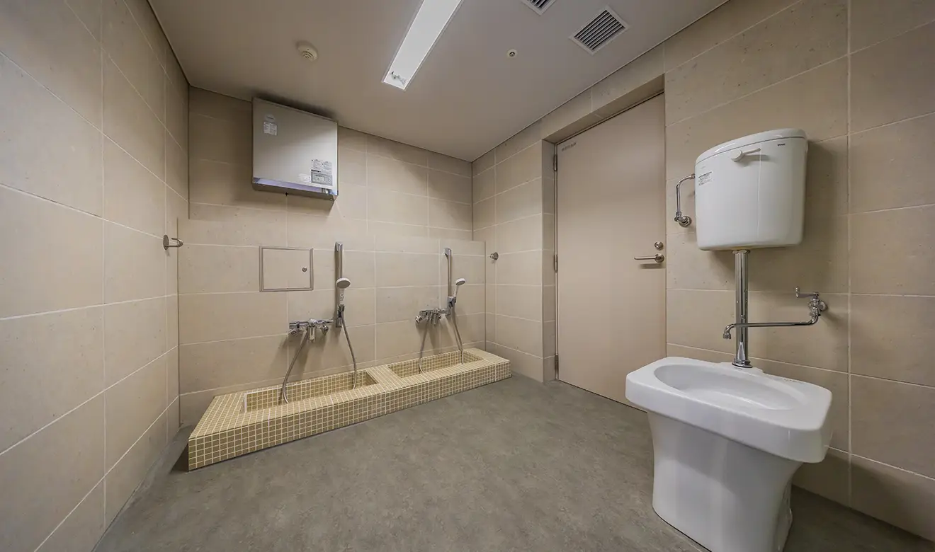 ペット足洗い場